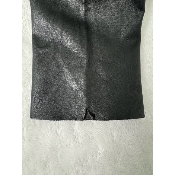 Velvet By Graham & Spencer Candy Ponti w/ Faux Leather Jacket in Black Size S - Picture 14 of 14
